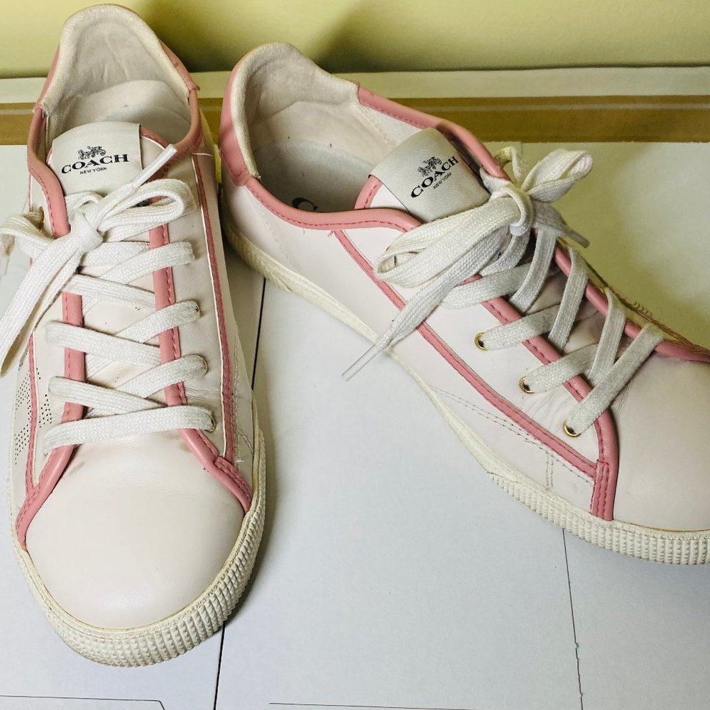 Coach Fashion Pink Sneakers